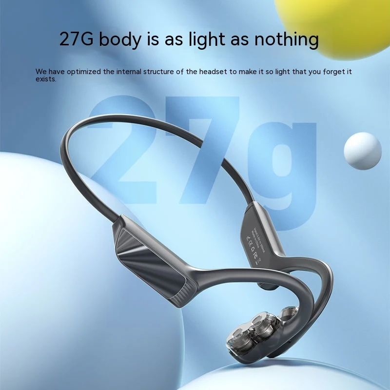 Title 1, No In-ear Bluetooth Headset Air Conduction. Enj...
