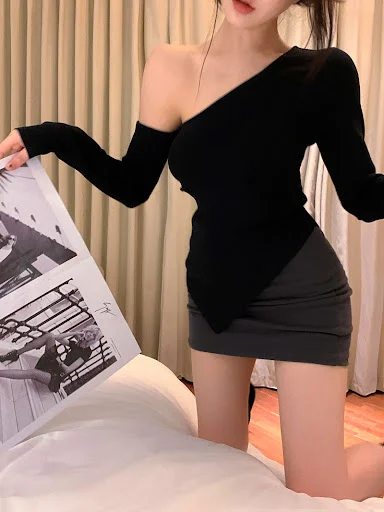 Title 8, Hot Girl Niche gebreide trui top