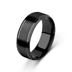 Anel feminino de aço inoxidável, moda e elegância. Joia perfeita para uso diário, resistente, hipoalergênico e com design moderno. — foto 2