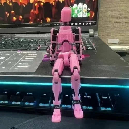 Fantoche da sorte com impressão 3D, juntas móveis. Crie bonecos únicos e articulados. Ideal para presentes e decoração criativa. — foto 8