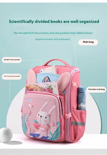 Title 7, Childrens Lightweight 3D Cartoon Printed Backpack