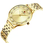 Fashion Steel Belt Quartz Diamond Women's Watch impermeable — foto 1