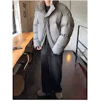 Men's Versatile Stand Collar Zipper Short Cotton Coat, perfect for everyday wear, offering comfort, style, and ease of u — photo 2