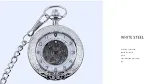 Relógio de bolso clássico, acessório elegante para homens e mulheres. Exibe a hora com precisão e estilo, perfeito para presentear ou uso diário. — foto 3