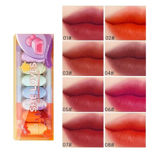 Title 4, Matte Lasting Non-stick Cup Lipstick Gift Box, ...