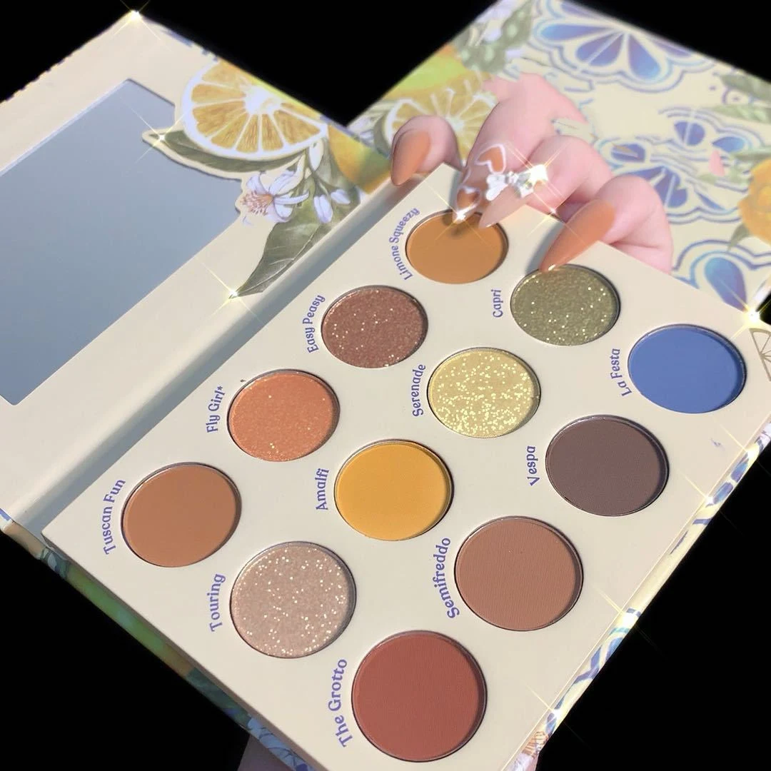 Title 1, Zwölf Farben Lidschatten Palette Erde Perlglanz...