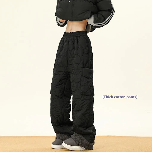Title 5, Pantalon de travail épais doublé en polaire dh...