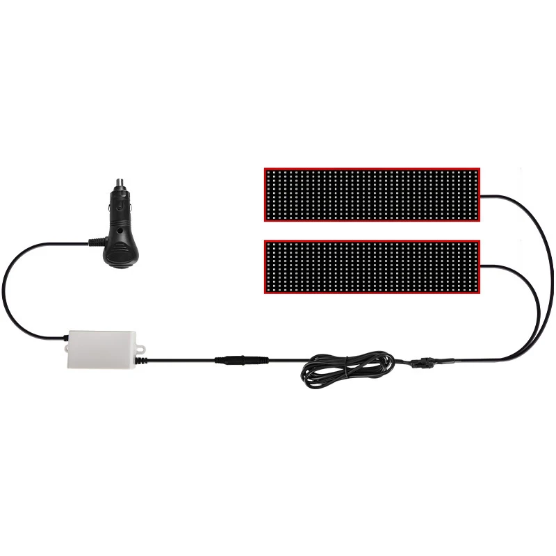 LED Flexible Screen Car Interior Light Illuminate your car's interior with vibrant, customizable colors. Easy installati — photo 3