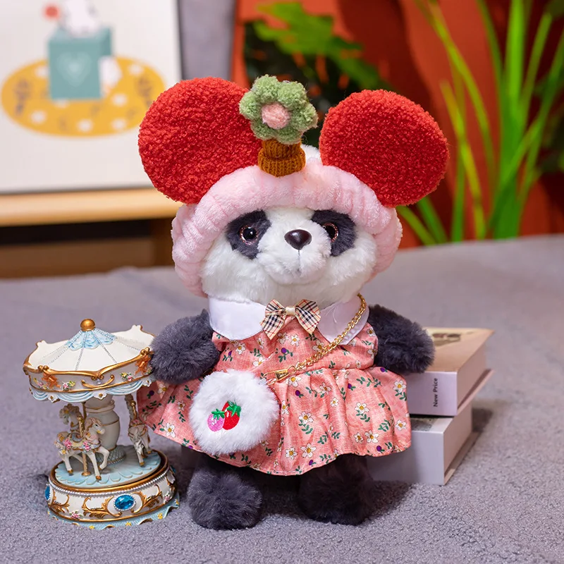 Boneca Panda Fofa para Presentear. Um adorável brinquedo que estimula a imaginação e a diversão das crianças. Um presente perfeito e encantador. — foto 1