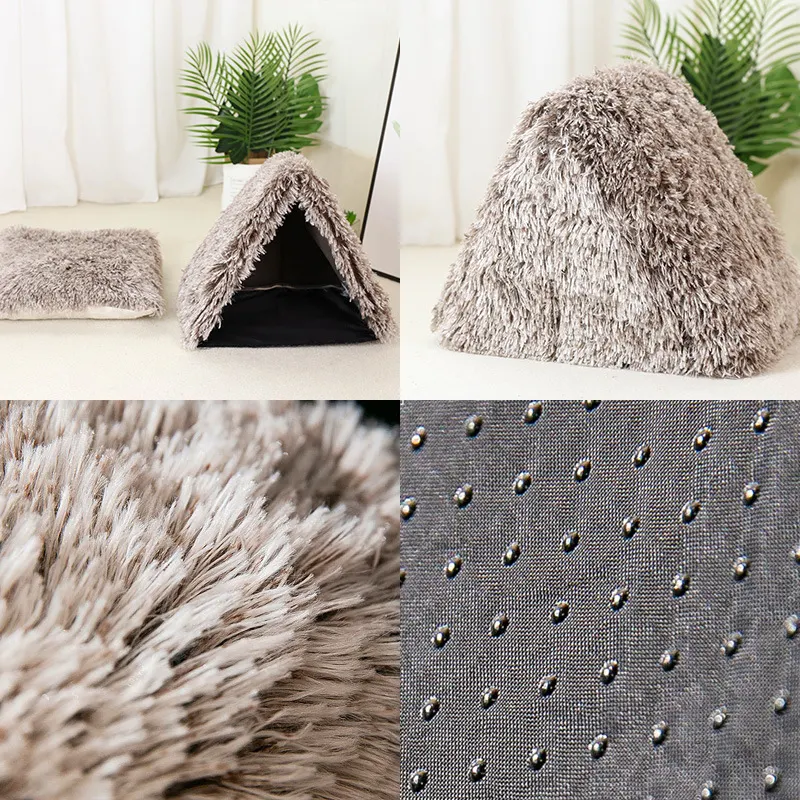 Cat Nest Semi-closed Winter Warm Small Dog Thai, a cozy and comfortable retreat for your cat or small dog during winter. — photo 4