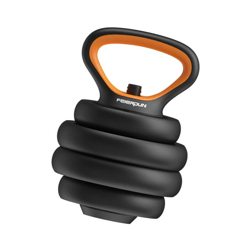 Conjunto de halteres com peso ajustável e pegada de kettlebell — Treine com versatilidade e ganhe força em casa, otimizando seus treinos. — foto 2