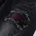 Men's Patch Ripped Stretch Slim Jeans offer a comfortable, modern fit with a stylish, distressed look, perfect for every — photo 10