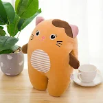 Cartoon Animal Pillow Long Strip Pillow Holding Sleeping Plush Toy, a comfortable and cuddly companion for kids and adul — photo 9