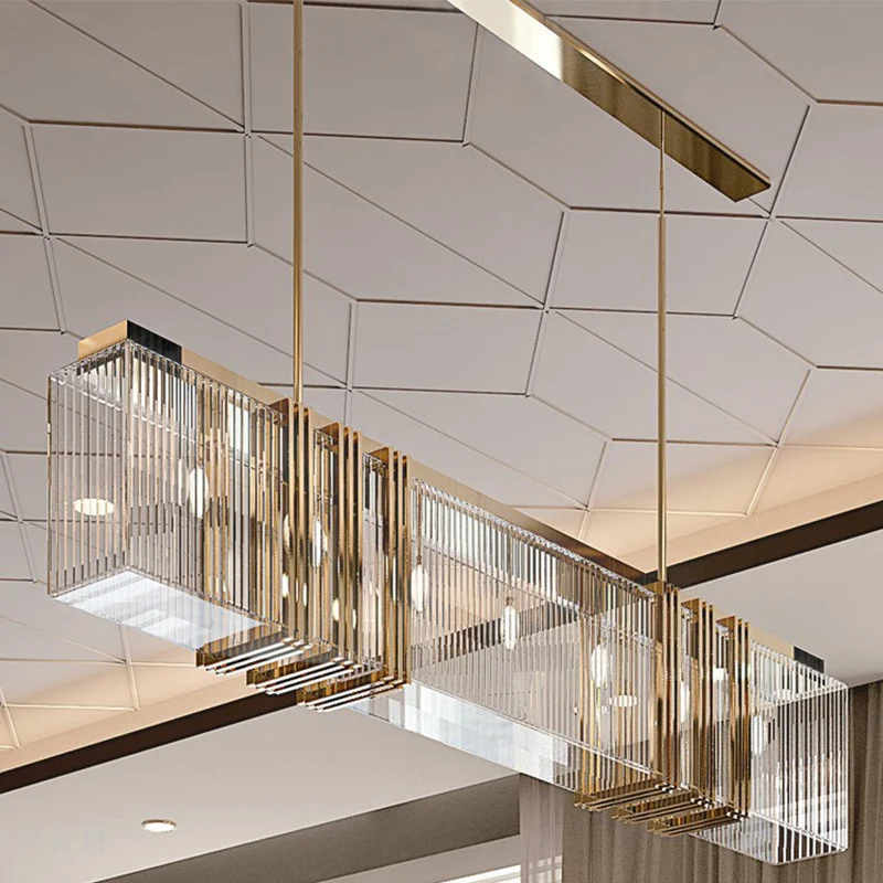 Title 1, Designer Chandelier Restaurant Creative Decorat...