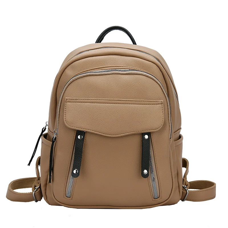 Title 6, Pure Color Backpack Stylish Personality. Carry ...