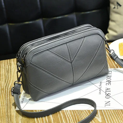Title 5, Soft Vegan Leather Crossbody Bag. Stylish and p...
