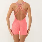 Sneldrogende fitnessbroek Trainingsdanssport-yoga-jumpsuit voor dames — foto 33