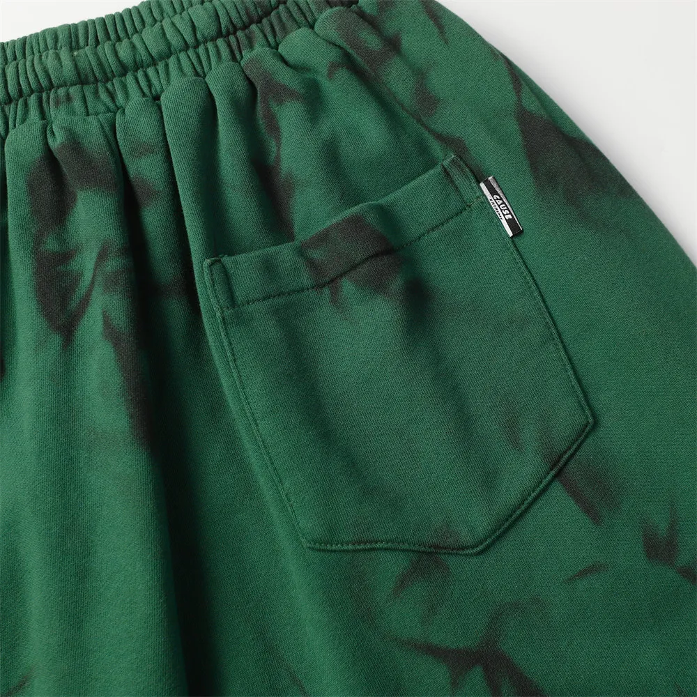 Men's Tie-dyed Letter Shorts, Niche Design. Comfortable and stylish shorts for a unique and eye-catching modern look. — photo 18