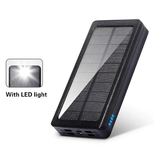 Title 3, Large-capacity solar power bank for phones and ...