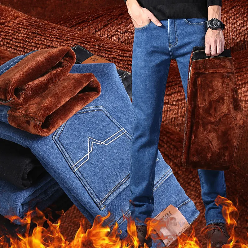 Pantalon homme d'affaires ample et droit chaud. Confort et style pour le professionnel moderne. Idéal pour le bureau et les occasions formelles. — photo 6