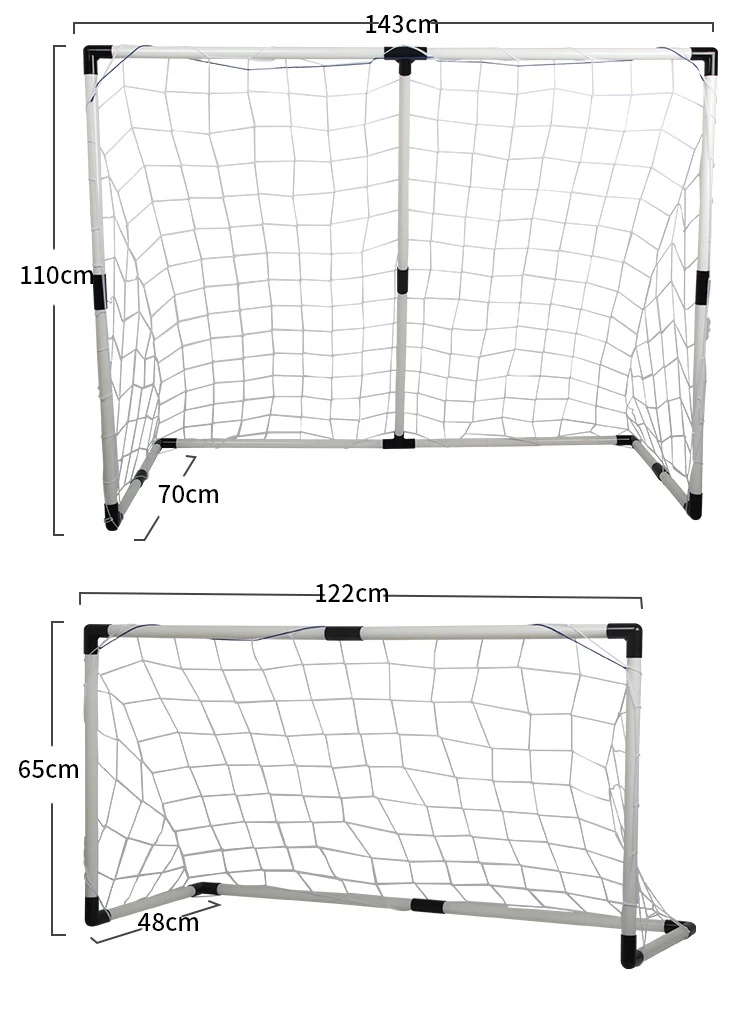 Gol de futebol infantil para interior e exterior, estrutura portátil e destacável, brinquedo de futebol gantry — foto 6