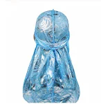 Chapéu de pirata de cauda longa de seda imitação rosa com biqueira, ideal para festas a fantasia e eventos temáticos. — foto 4