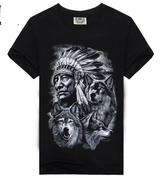 Round Neck 3D Digital Printing Short-Sleeved T-Shirt — photo 4