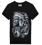 Round Neck 3D Digital Printing Short-Sleeved T-Shirt — photo 4
