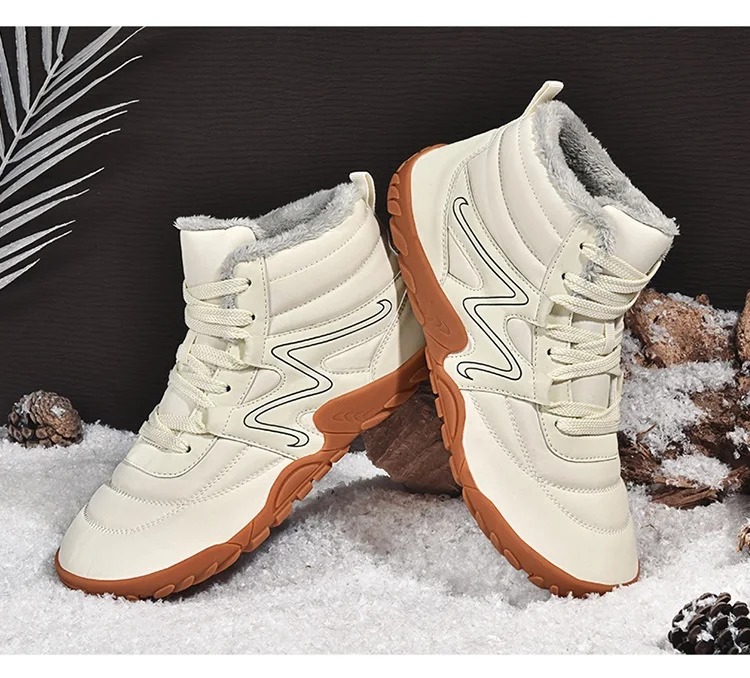 Title 6, Mens Winter Warm and Plush Snow Boots provide ...