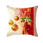 Santa Elk Pillow Cover Lumbar Pillow Car Pattern for festive comfort and style. Add a cozy touch to your home or car wit — photo 35