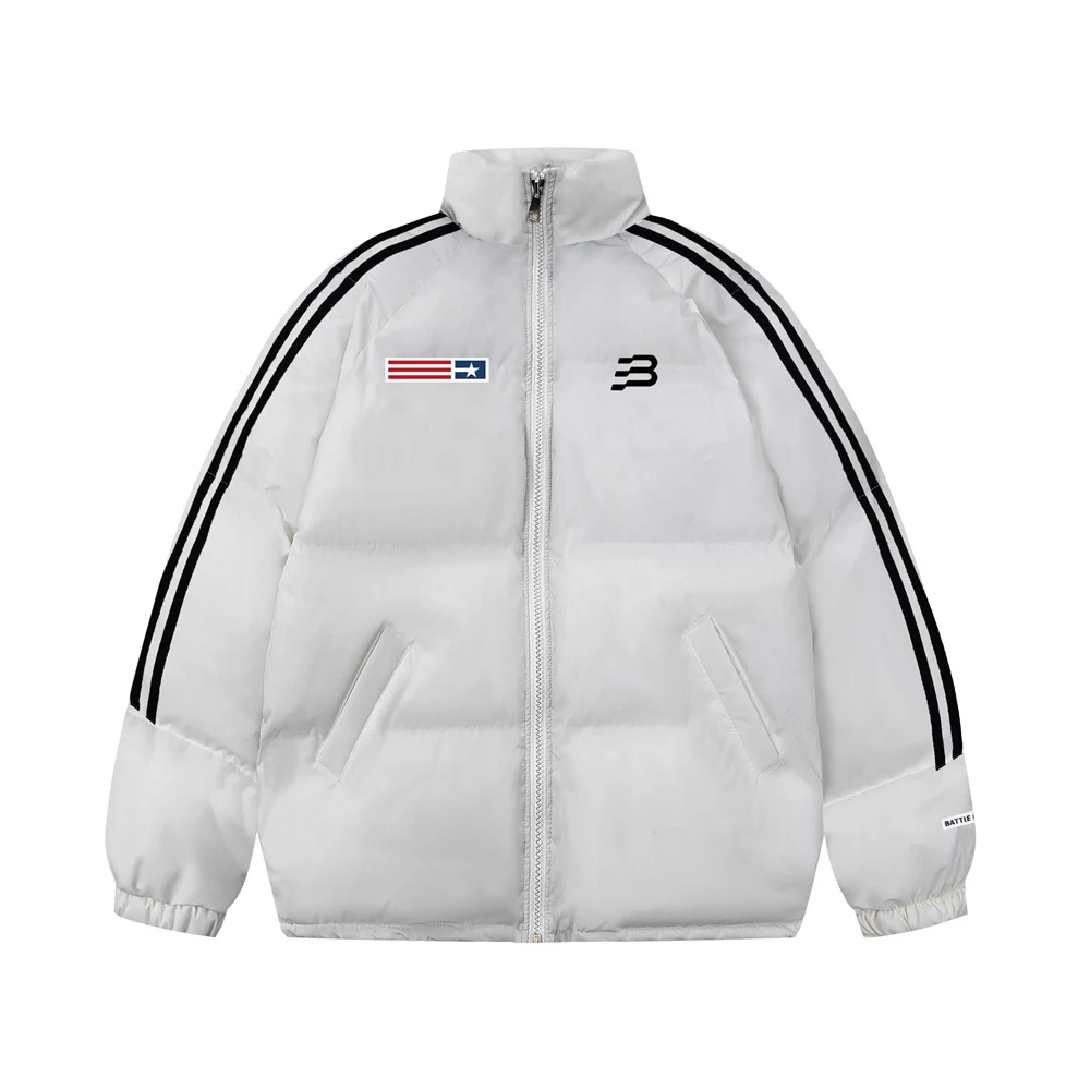 Men's Printed Stand Collar Cotton-padded Coat – Warm, comfortable, and stylish winter wear. Perfect for cold weather, of — photo 16