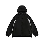 Casaco leve cinza respirável masculino, ideal para o dia a dia. Conforto e estilo unidos em uma peça de roupa moderna e elegante. — foto 3