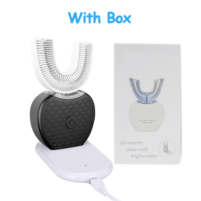 U-shaped lazy ultrasonic electric toothbrush for effortless cleaning. Achieve a brighter smile and healthier gums with e — photo 3