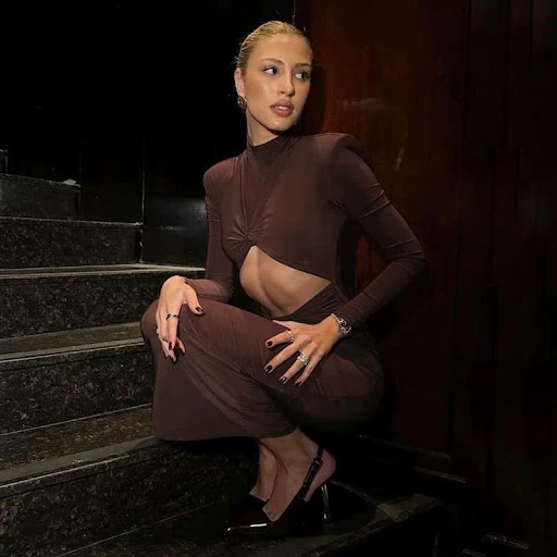 Title 15, Fashion Hollowed-out Slim Temperament Dress Women