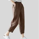 Loose Cotton and Linen Pants Summer Thin Harem Pants Breathable Lightweight Comfort and Style Perfect for Hot Weather Ca — photo 7