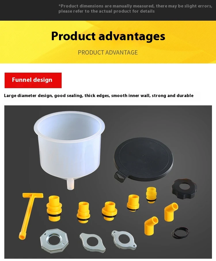 15 Piece Set Of Coolant Plastic Funnel Antifreeze — photo 6
