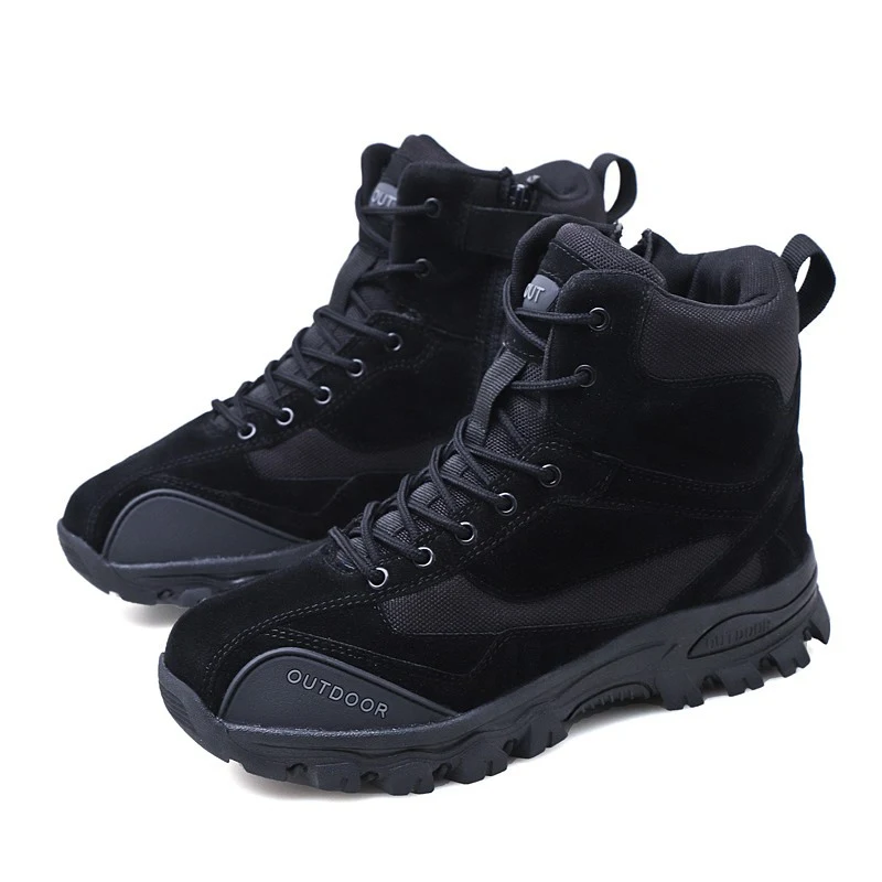 Botas Martin de Montanhismo Cano Médio com Cadarço e Cano Alto Calçado de Trabalho Resistente para Escalada e Atividades — foto 3