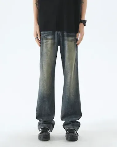 Men's American Retro Casual Trousers Comfortable Fit Versatile Style Perfect for Everyday Wear Modern Look Vintage Inspi