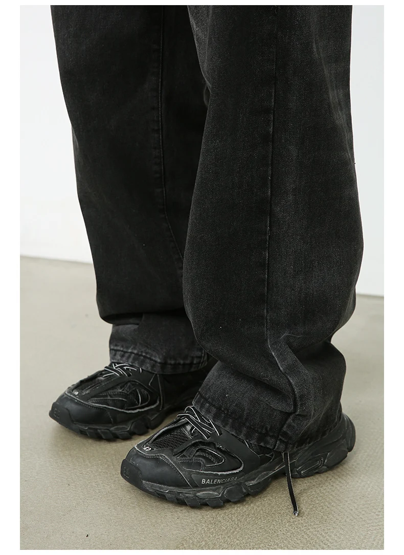 Men's Fashion Casual Loose Straight Jeans – Comfortable and stylish jeans for everyday wear. Relaxed fit, straight leg, — photo 13