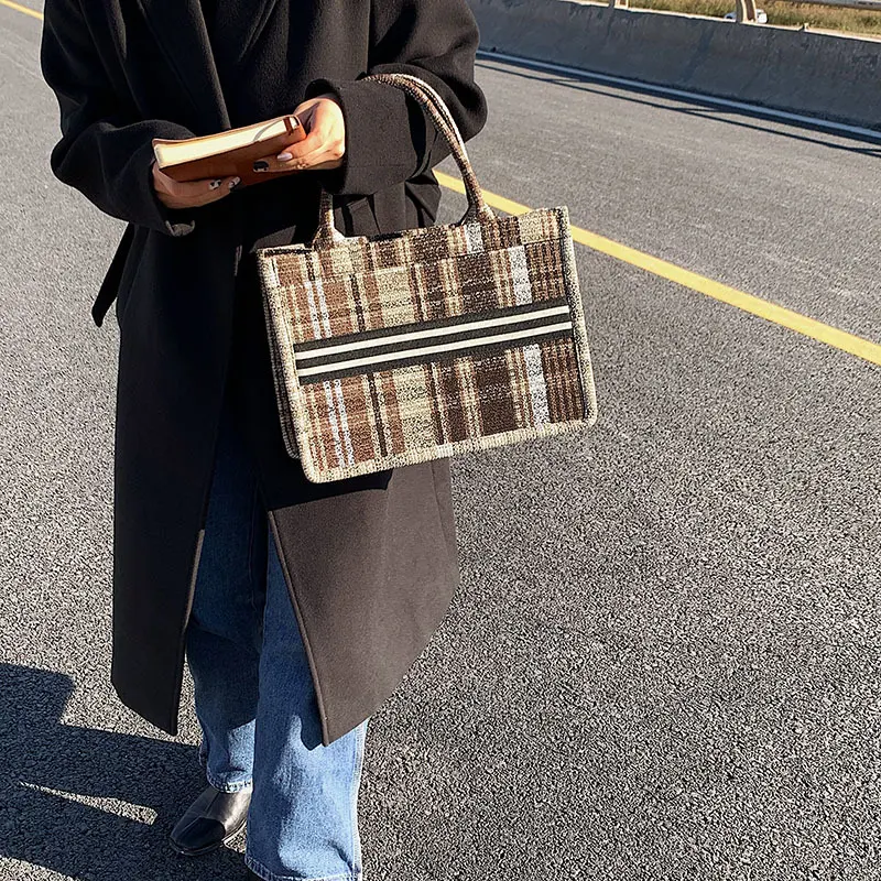 Title 1, Bolsa tote crossbody de ombro único em lona xad...