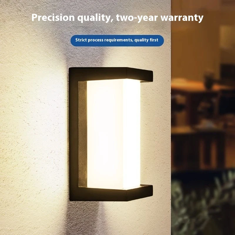 Title 3, Outdoor Wall Lamp Simple Modern Waterproof. Ill...