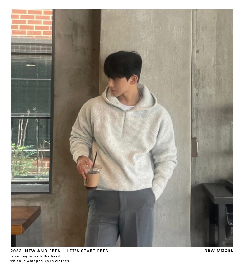 Title 3, Mens High-Grade Half-zip Hooded Sweater – Expe...