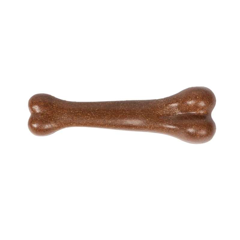 Beef flavor simulation bone for pets. Bite-resistant molar interactive reward toy, designed for chewing and playful inte — photo 8