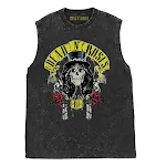 American Retro Rock Washed Distressed mouwloze tanktop, voor een casual vintage look, perfect voor de zomer. — foto 27