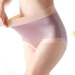 High Waist Satin Plus Size Ondergoed. Comfortabel, elegant en flatterend. Zacht satijn, perfecte pasvorm. Voel je zelfverzekerd de hele dag. — foto 3