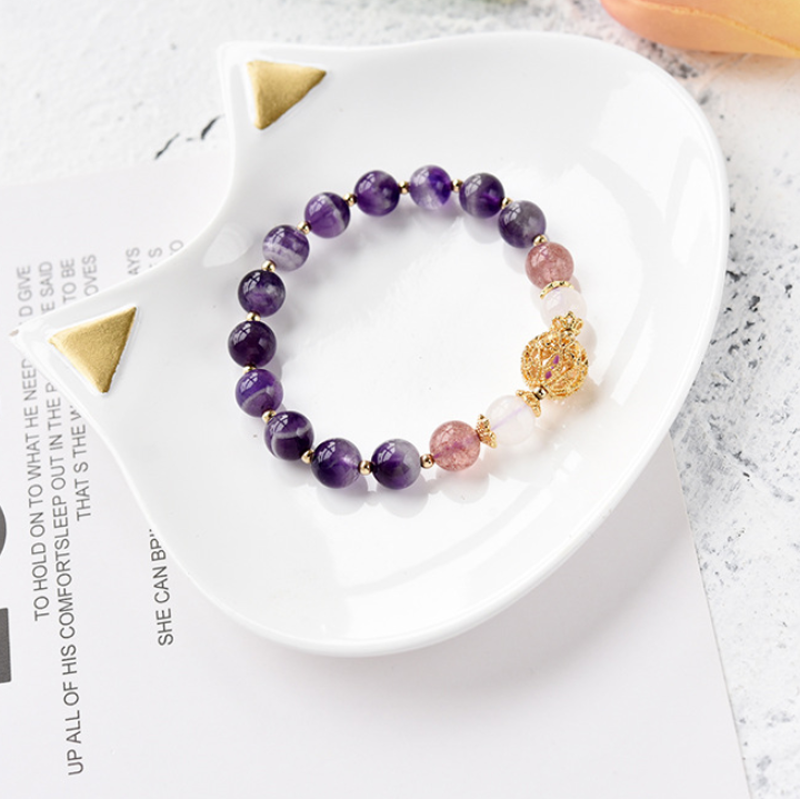 Pulseira de ametista natural — foto 5