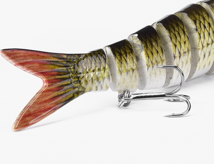 Title 14, Isca Lure Lure 8 seções, pesca em água doce e m...