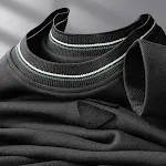Heren Slim Fit Fashion Simple Pullover T-shirt. Strakke pasvorm en eenvoudig design voor een moderne uitstraling. Comfortabel en stijlvol voor dagelijks gebruik. — foto 3