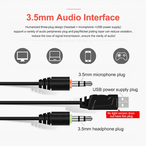 Title 4, Silver Eagle Wolf Bowang N1 Computer Headset De...