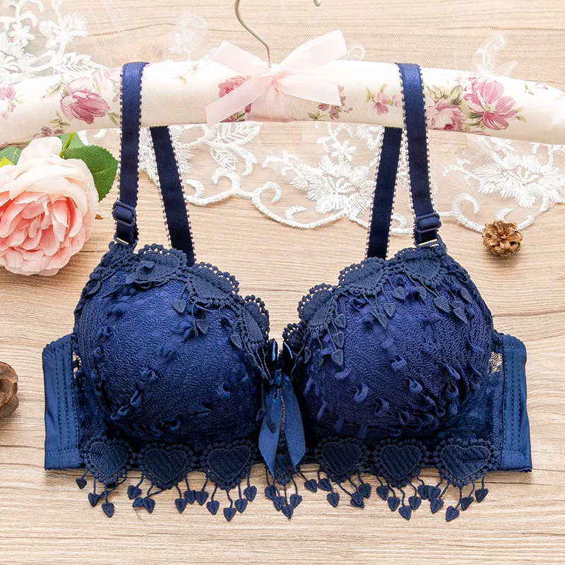 Japanese Style Underwear Thin Bra, No Steel Ring, Gather Cotton, comfortable and breathable, for natural support, a ligh — photo 5